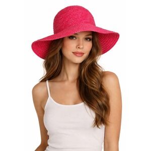 Wallaroo Hat Petite Scrunchie Red Polka Dot Sun Hat UPF 50+ Packable Vacation